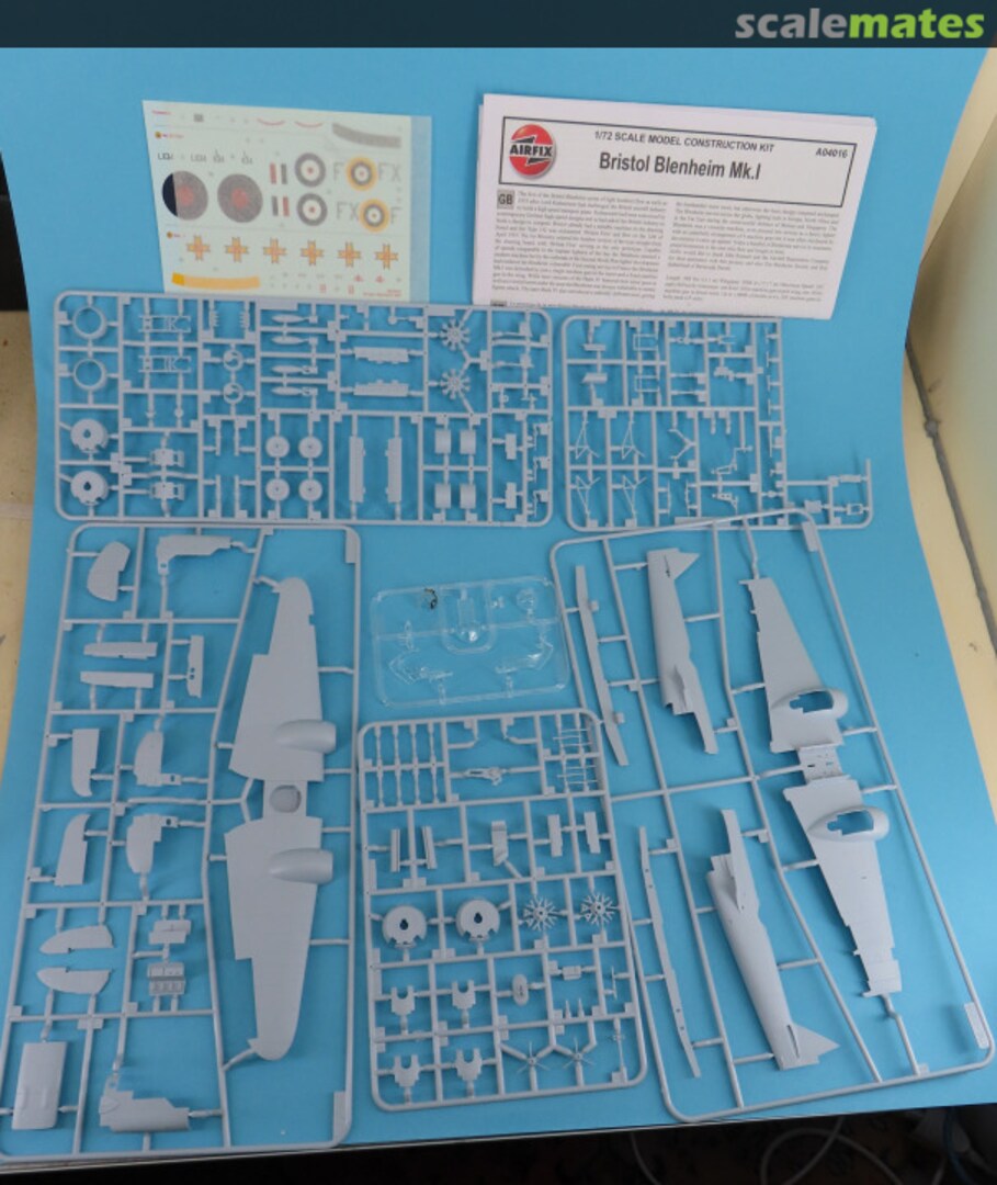 Contents Bristol Blenheim Mk.I A04016 Airfix