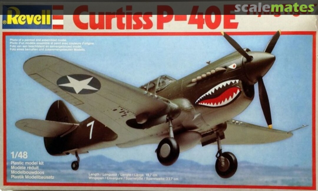 Boxart Curtiss P-40E "Flying Tiger" 4319 Revell