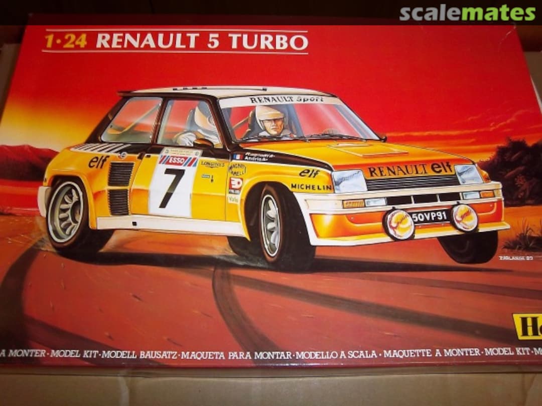 Boxart Renault 5 Turbo 80717 Heller