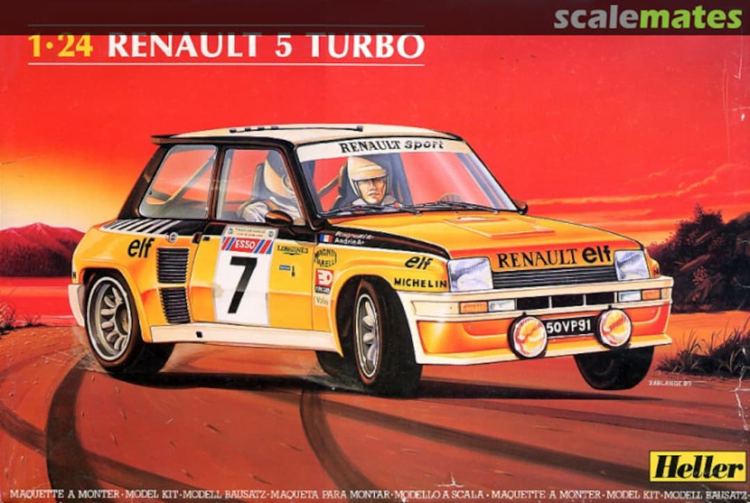 Boxart Renault 5 Turbo 80717 Heller