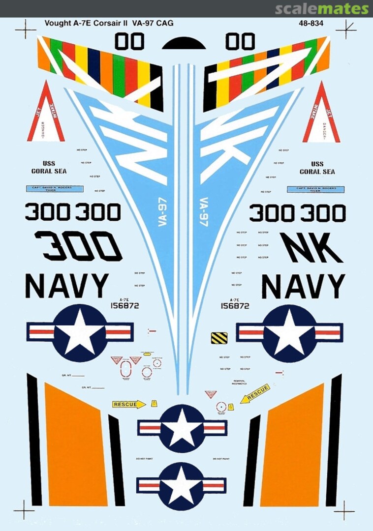 Boxart A-7E Corsair II 48-0834 SuperScale International