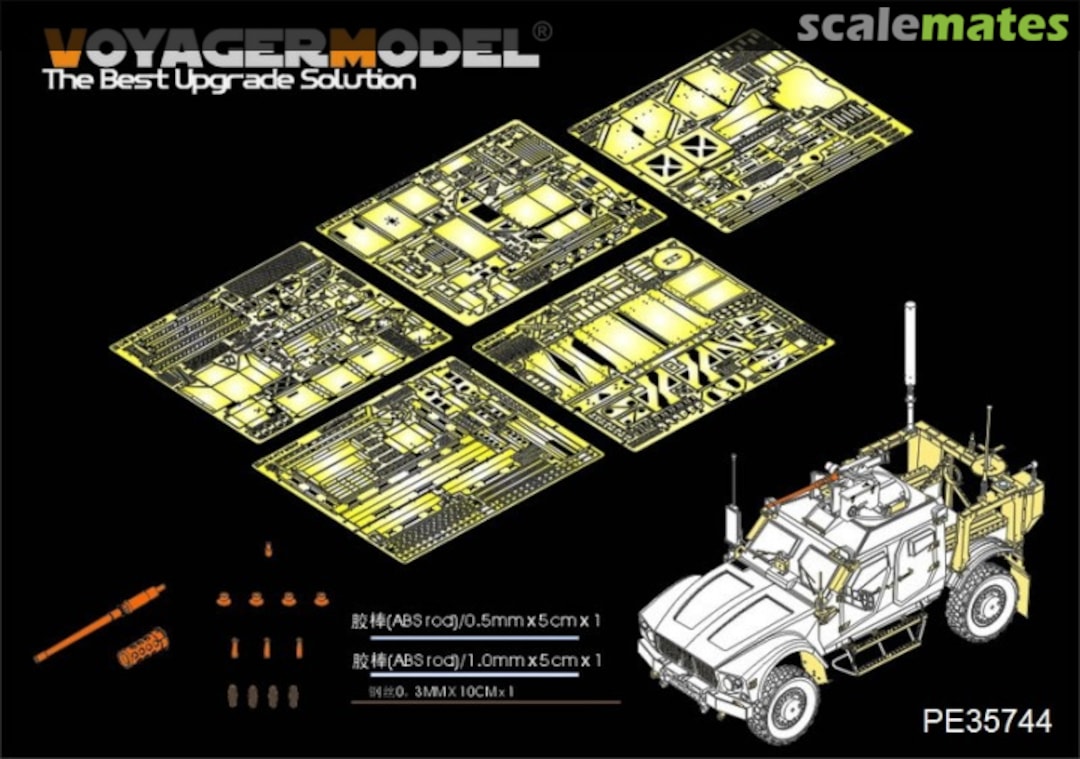 Boxart Modern US M-ATV MRAP w/Crow II RWS PE35744 Voyager Model