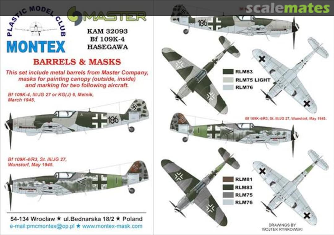 Boxart Bf 109K-4 KAM32093 Montex