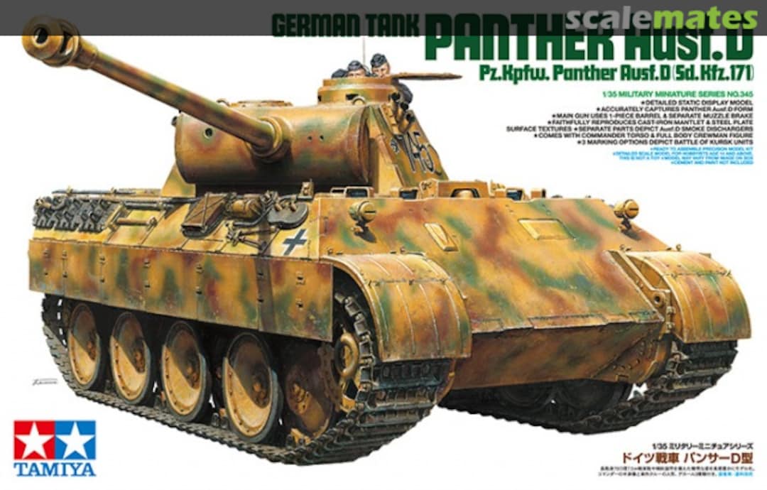 Boxart Panther Ausf. D early 35345 Tamiya