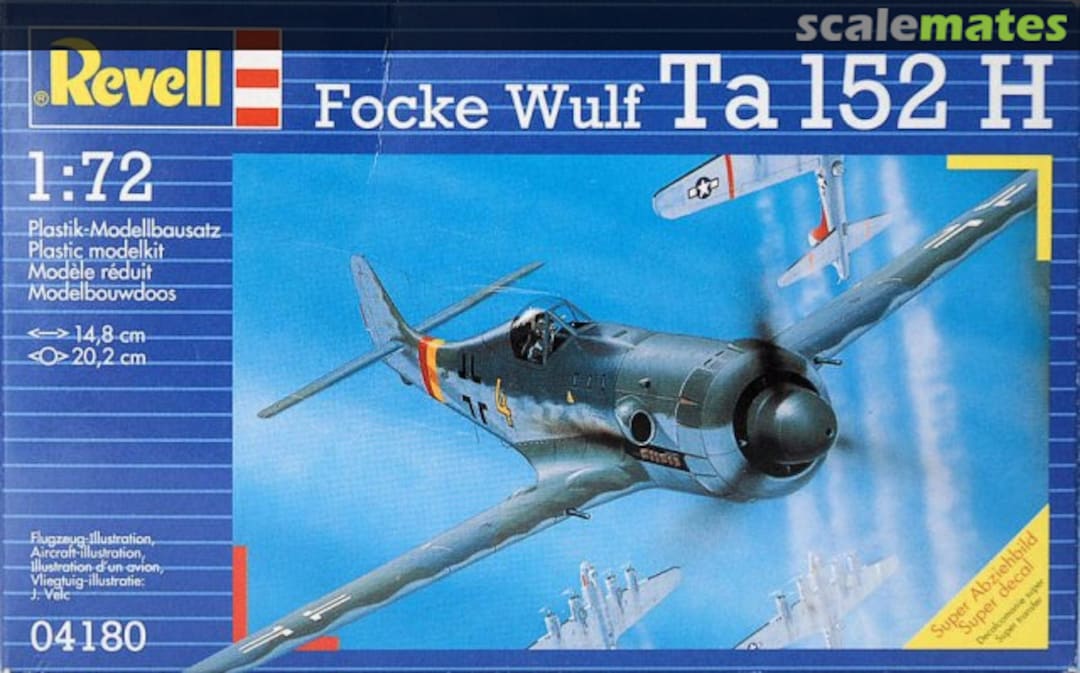 Boxart Focke Wulf Ta 152 H 04180 Revell