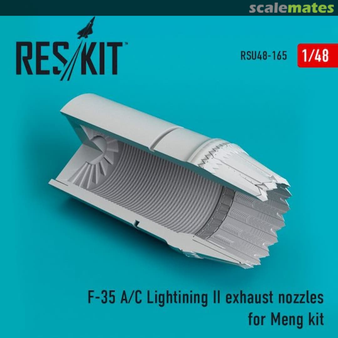 Boxart F-35A/С Lightning II exhaust nozzle RSU48-0165 ResKit