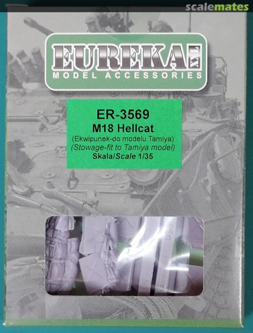 Boxart M18 Hellcat (Stowage-fit to Tamiya model) ER-3569 Eureka XXL