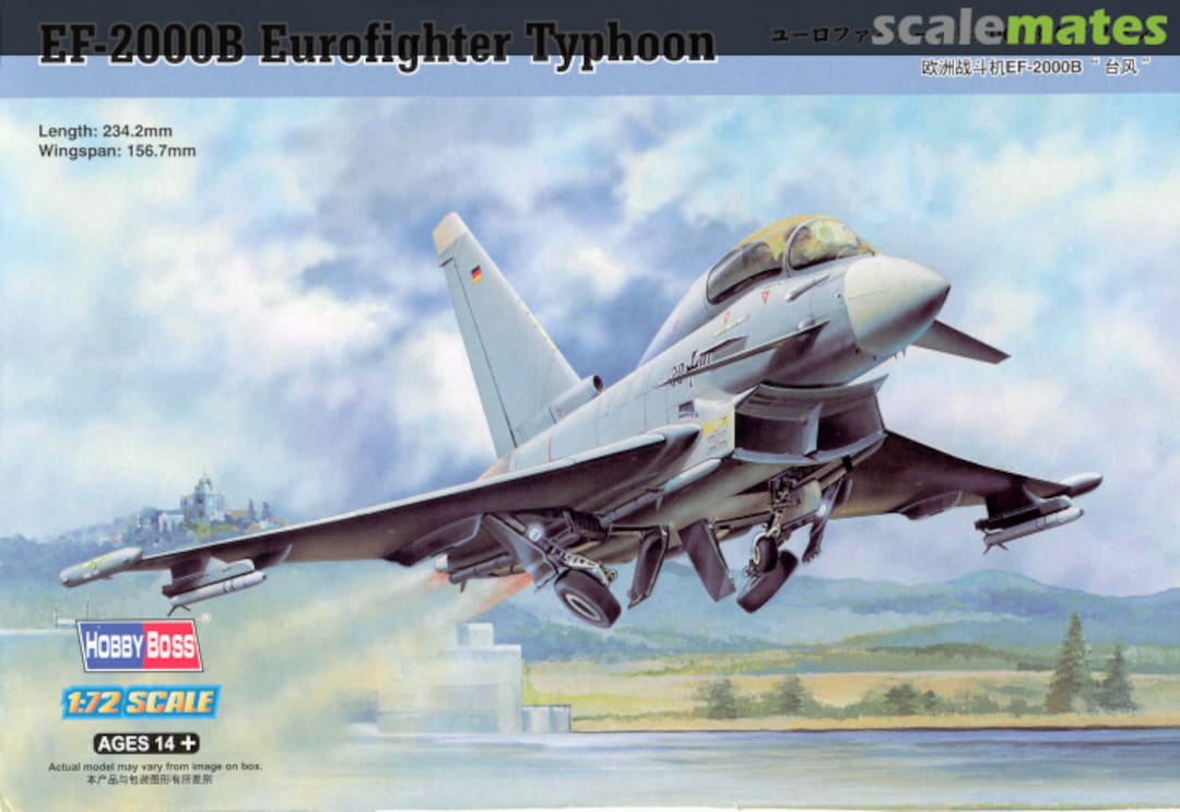 Boxart EF-2000B Eurofighter Typhoon 80265 HobbyBoss