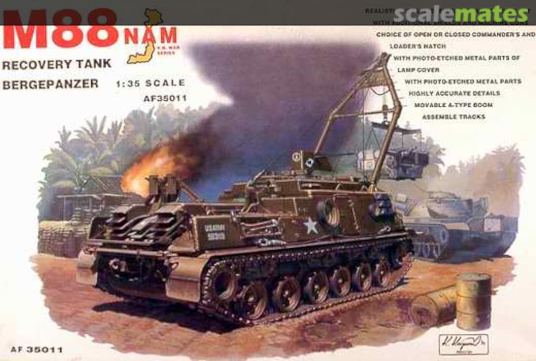 Boxart M88 Recovery tank AF35011 AFV Club