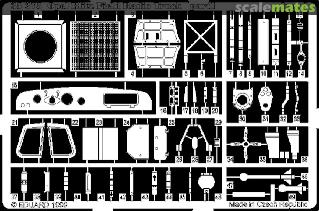 Boxart Blitz field radio truck 35275 Eduard