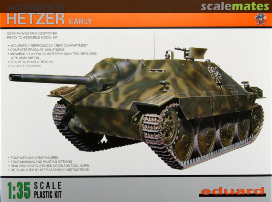 Boxart Jagdpanzer 38 Hetzer early 3711 Eduard