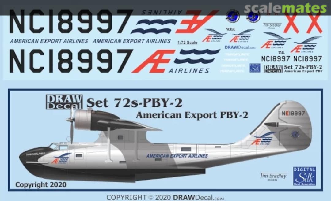 Boxart American Export PBY-2 72-PBY-2 Draw Decal