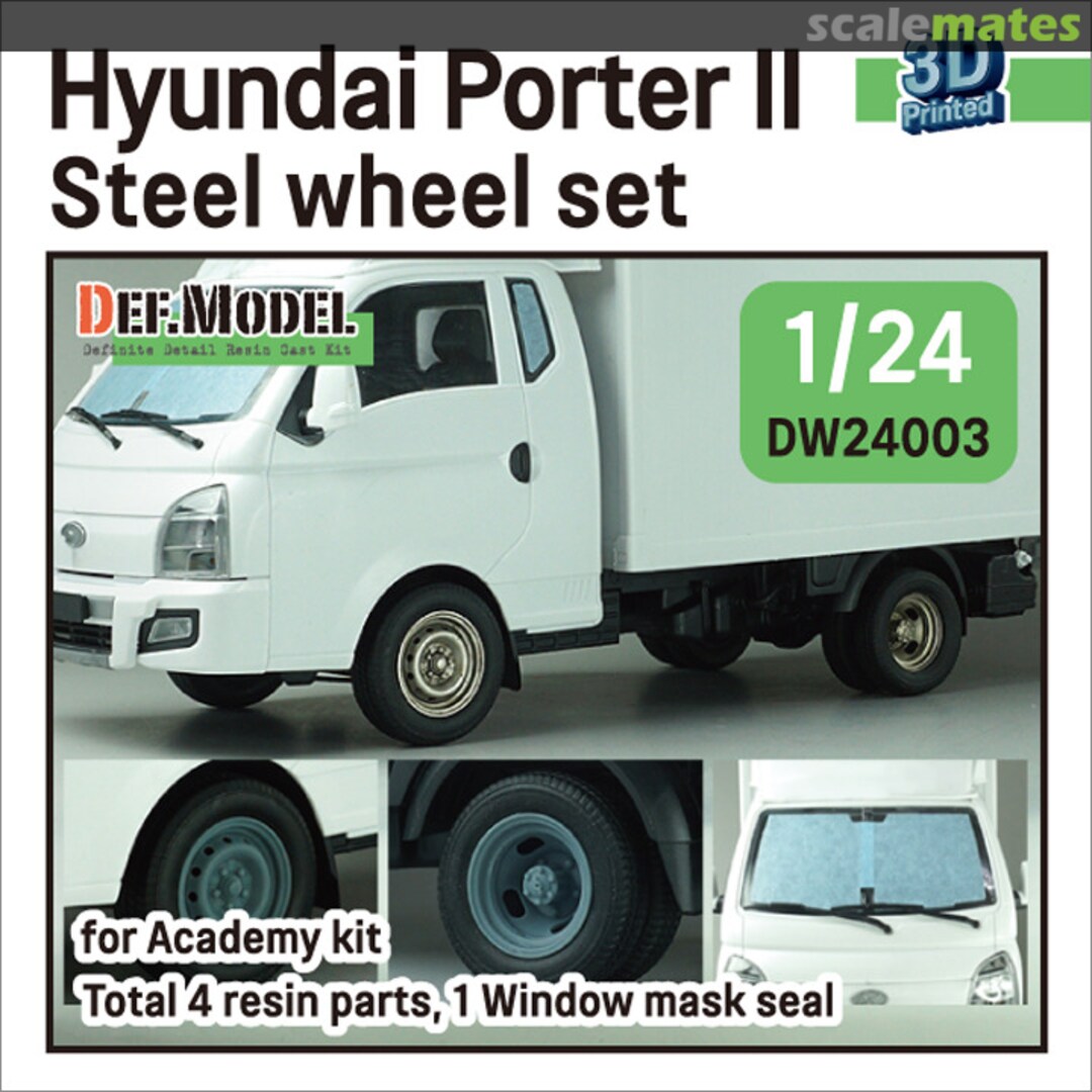 Boxart Hyundai Porter II Steel Wheel set DW24003 Def.Model