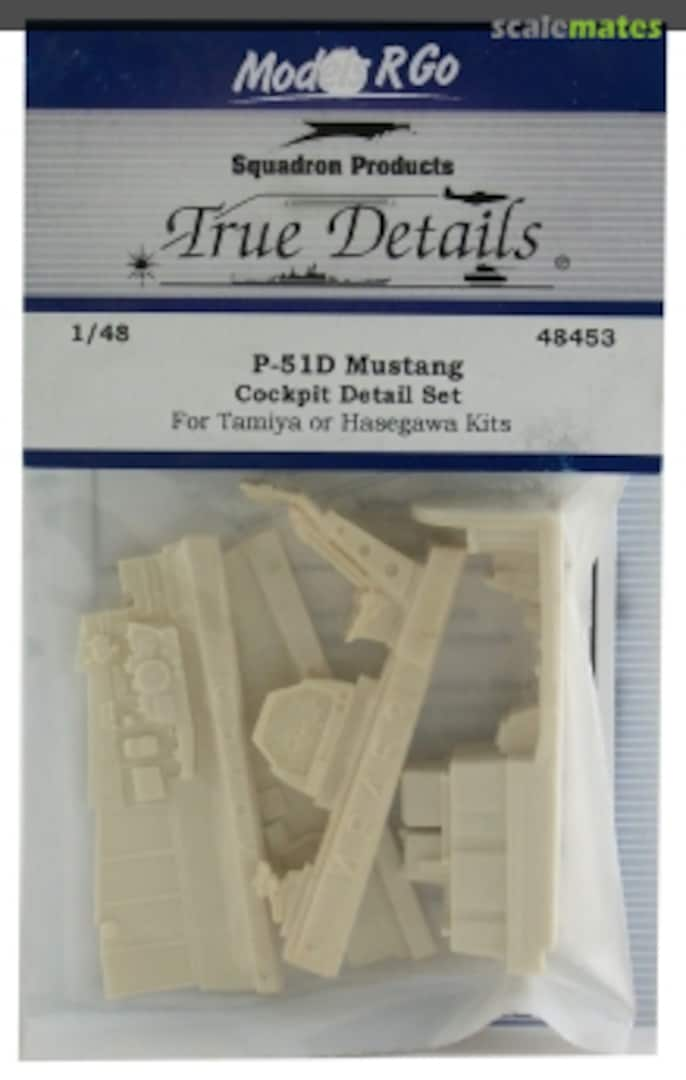 Boxart P-51D Mustang Cockpit Detail Set 48453 True Details