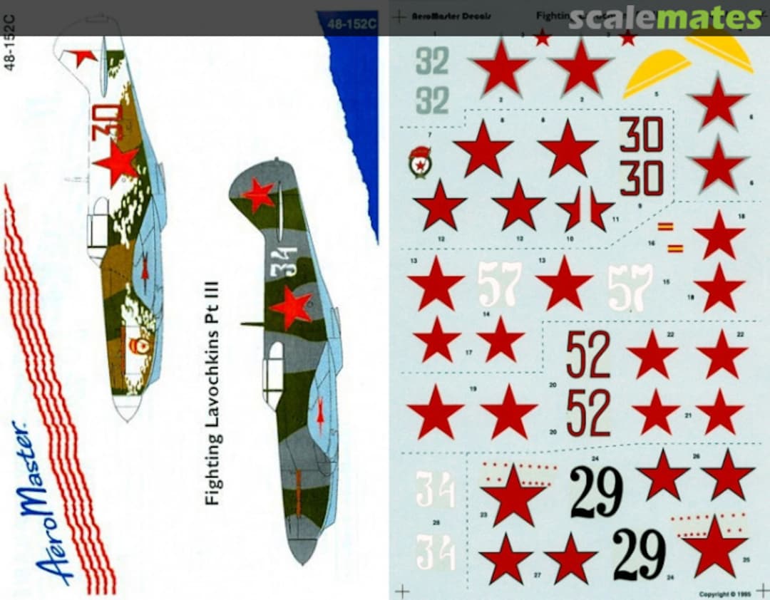 Boxart Fighting Lavochkins Pt. III 48-152C AeroMaster