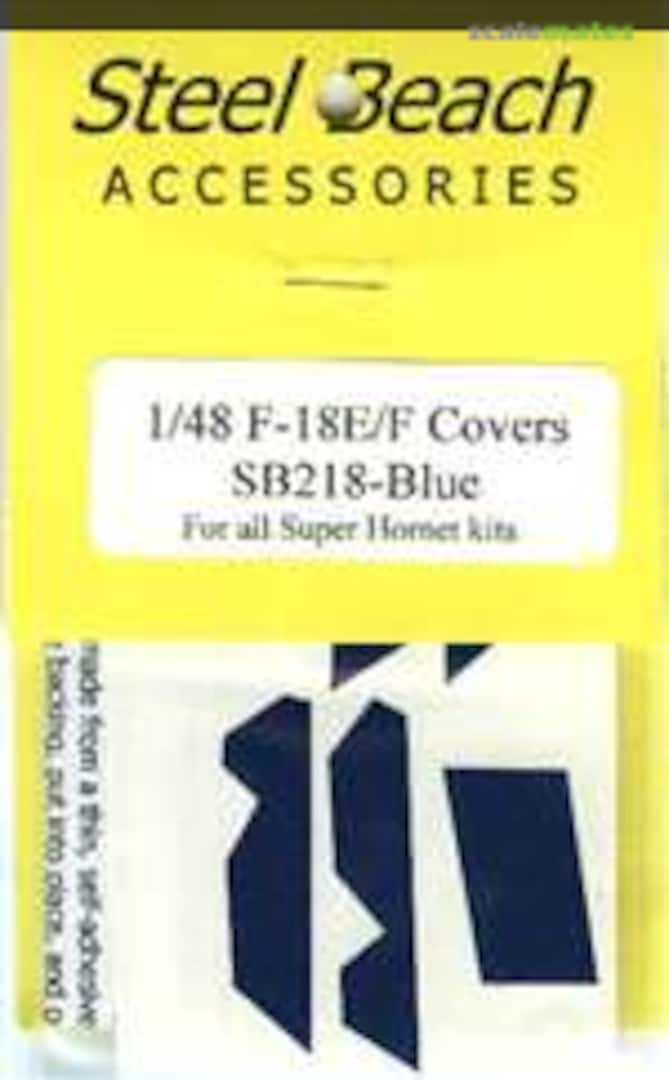 Boxart F/A-18E/F Super Hornet - Blue FOD Covers 49018 Steel Beach