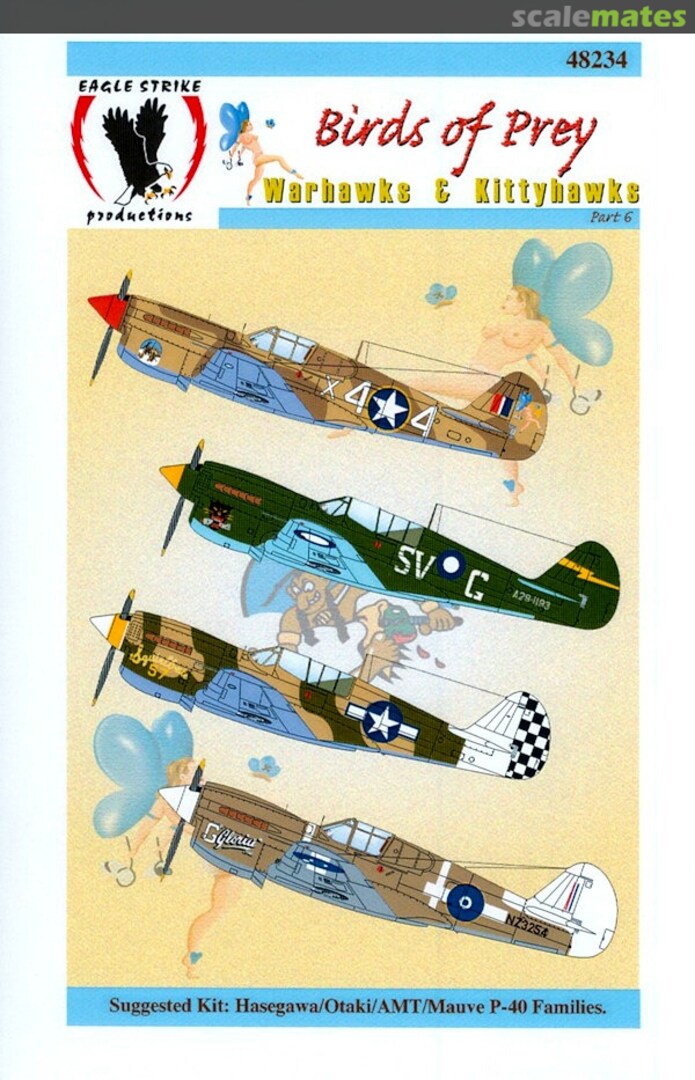 Boxart Birds of Prey, Warhawks & Kittyhawks 48234 Eagle Strike Productions