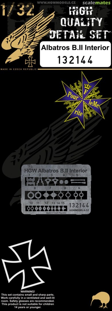 Boxart Albatros B.II - Interior 132144 HGW Models