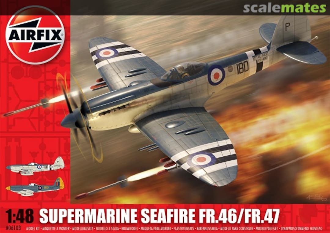 Boxart Supermarine Seafire FR.46/FR.47 A06103 Airfix