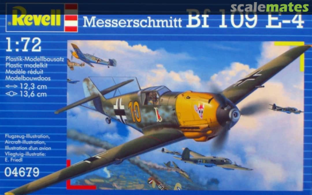 Boxart Messerschmitt Bf 109E-4 04679 Revell