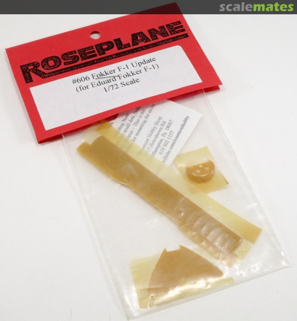 Boxart Fokker F-1 Update 606 Roseplane