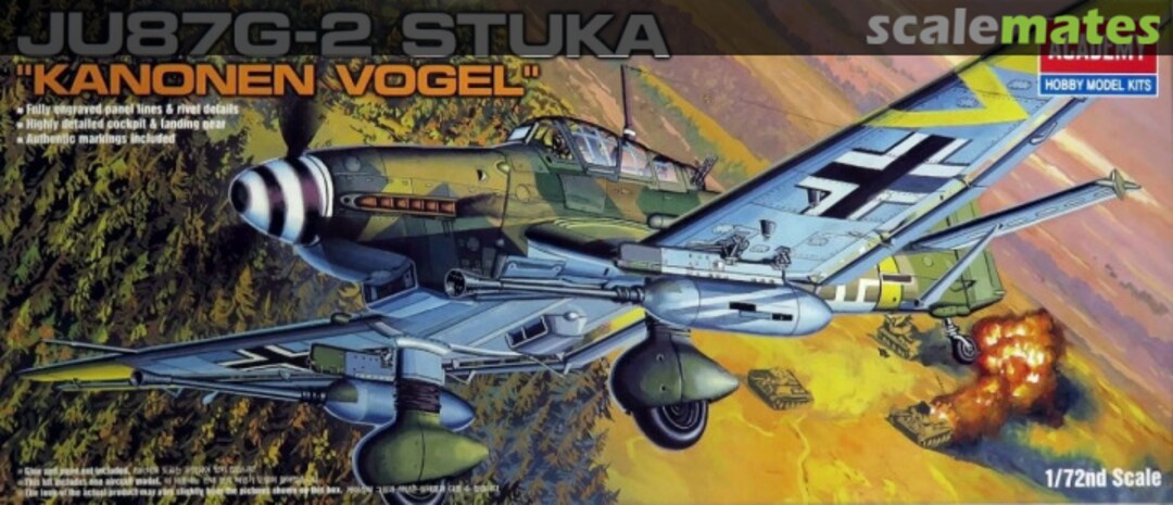 Boxart Ju87G-2 Stuka "Kanonen Vogel" 12404 Academy