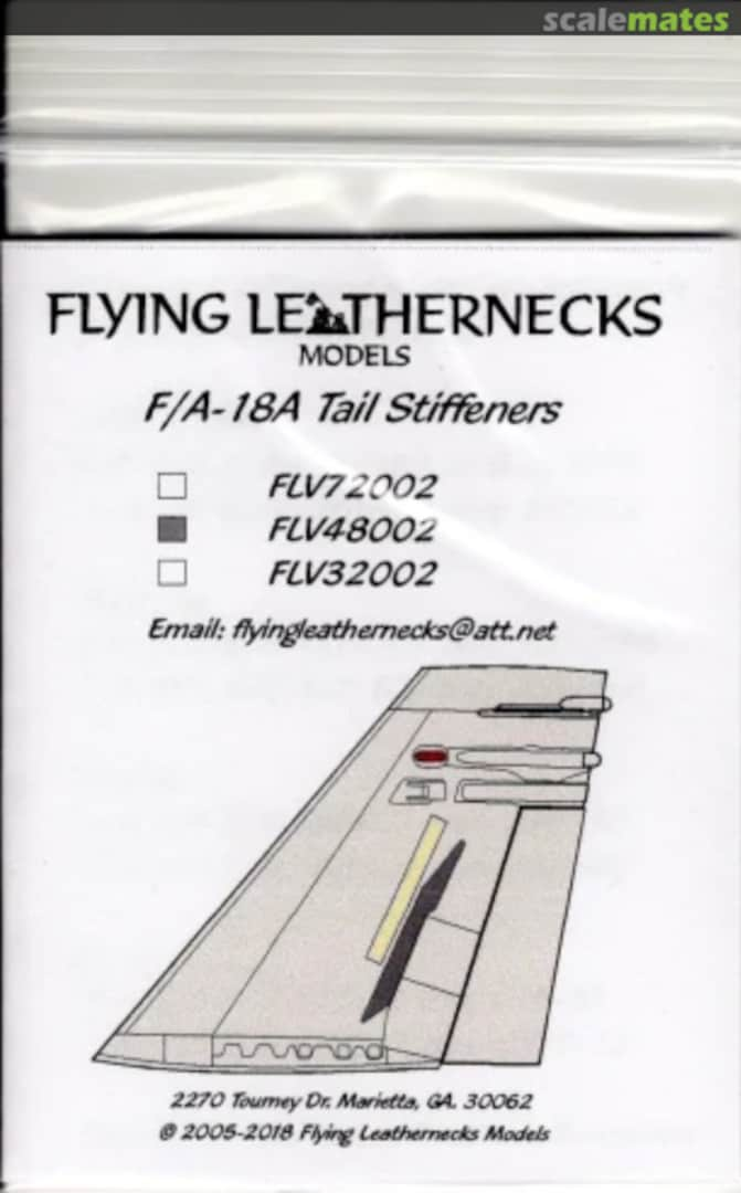 Boxart F/A-18A Tail Stiffners FLV48002 Flying Leathernecks