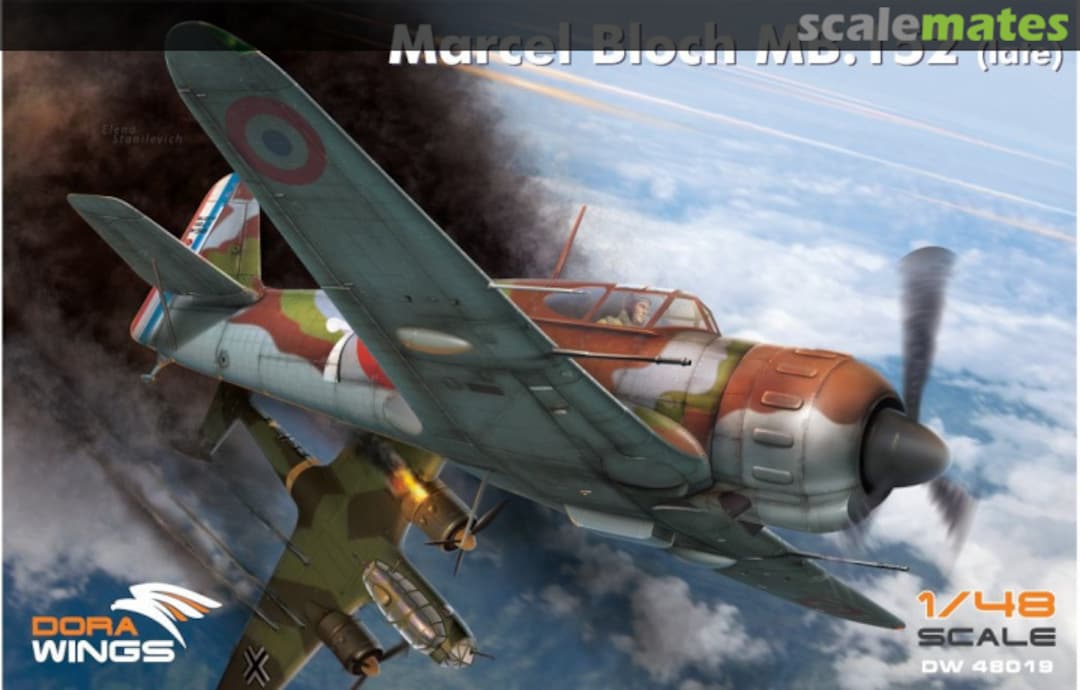 Boxart Marcel Bloch MB.152 (late) DW48019 Dora Wings