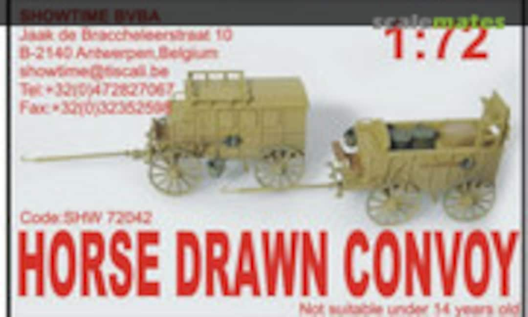 1:72 WWII German Horse Drawn Convoy (Wespe Models SHW 72042)