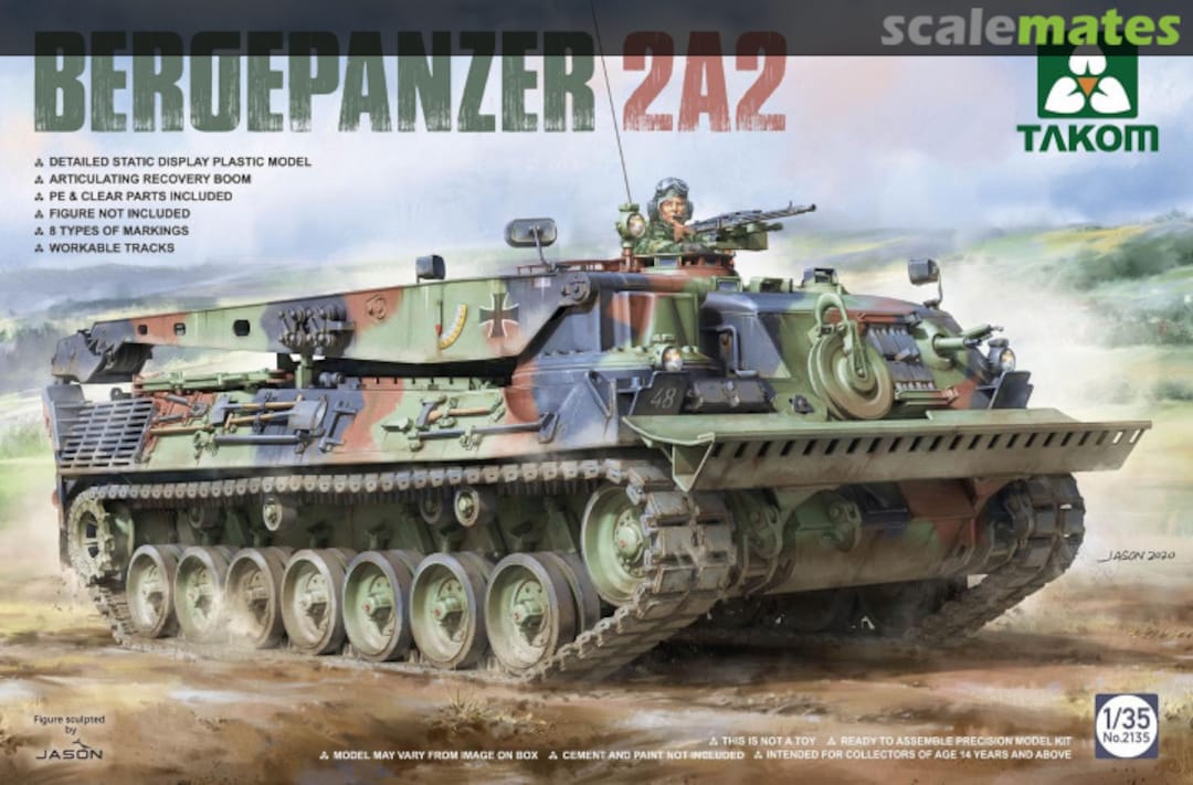 Boxart Bergepanzer 2A2 2135 Takom