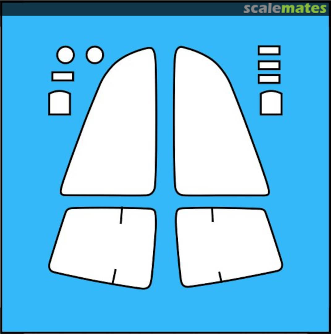 Boxart Painting masks for Su-34 ASQM72001 A²-squared