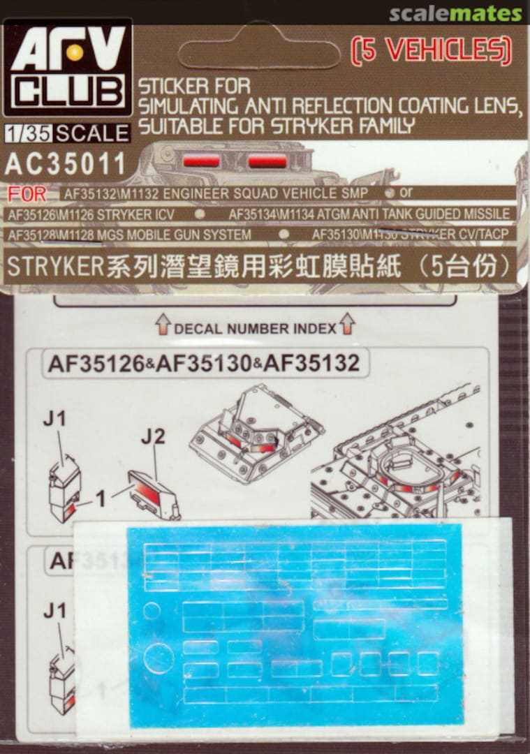 Boxart Anti reflection coating lens AC35011 AFV Club