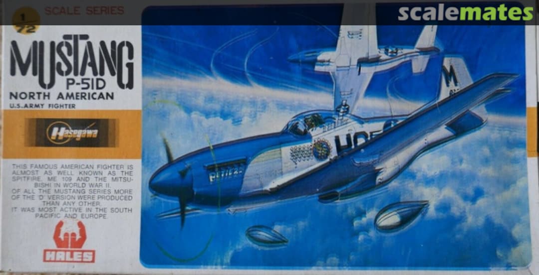 Boxart Mustang P-51D North American JS-101 Hasegawa/Hales