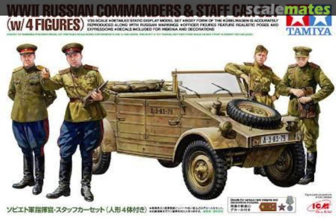 Boxart Commanders & Staff Car Set 25153 Tamiya