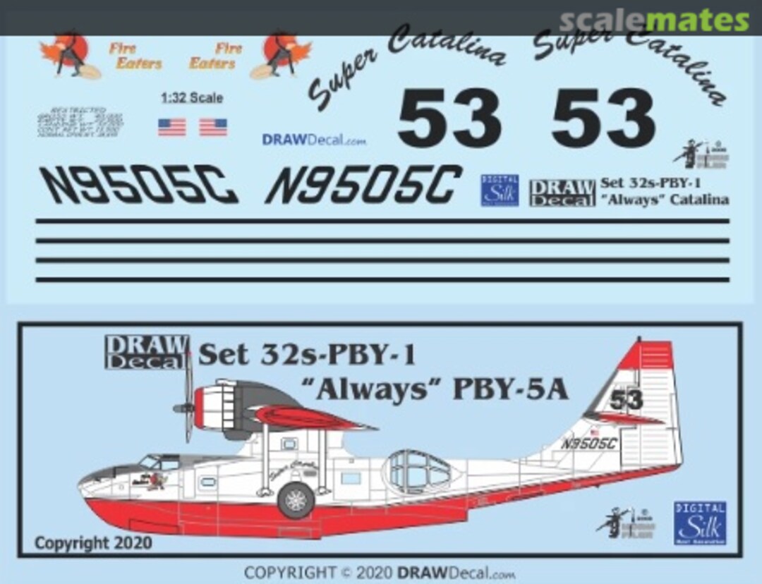 Boxart “Always” PBY-5A 32-PBY-1 Draw Decal