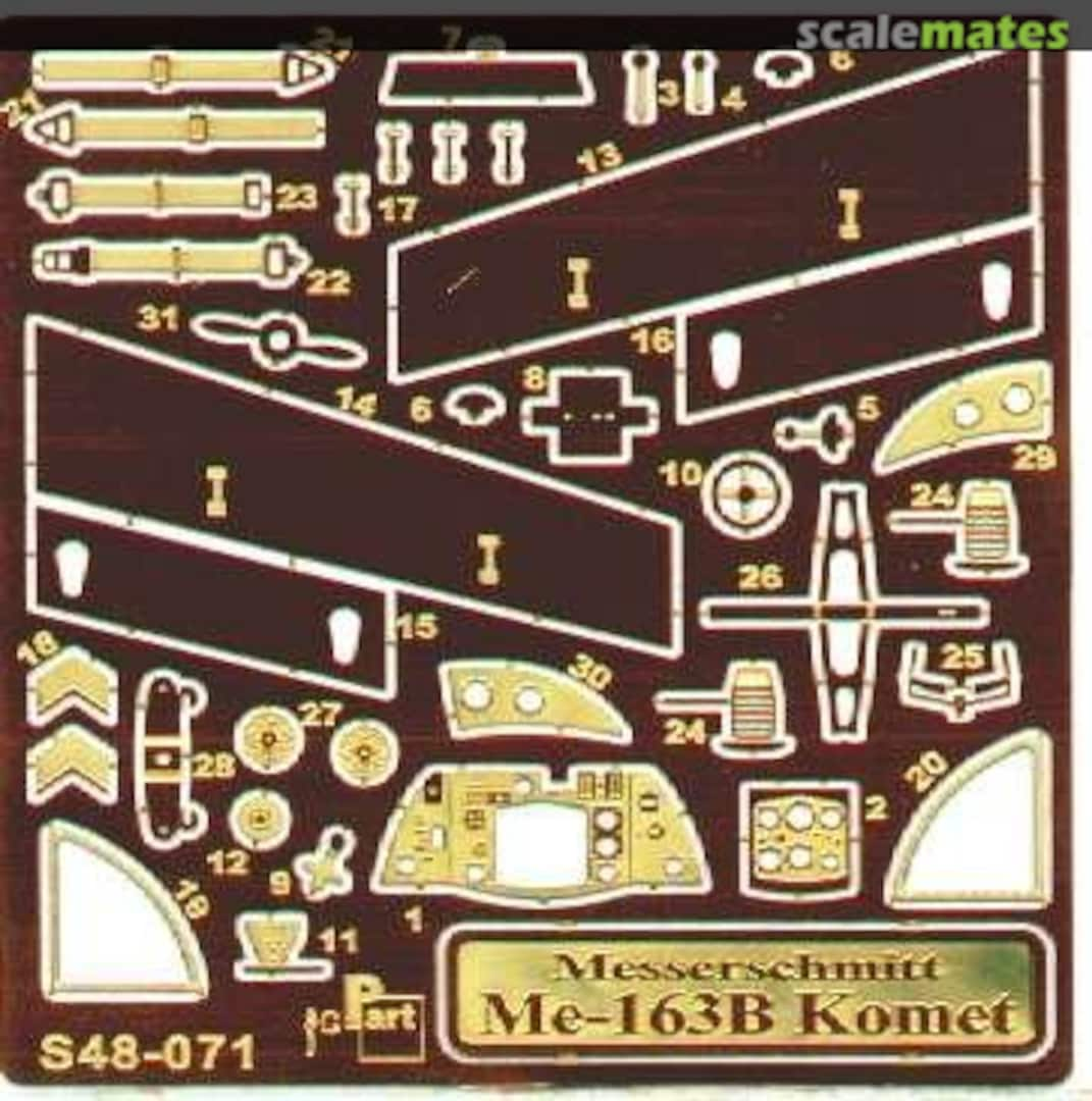 Boxart Me-163B Komet S48-071 Part