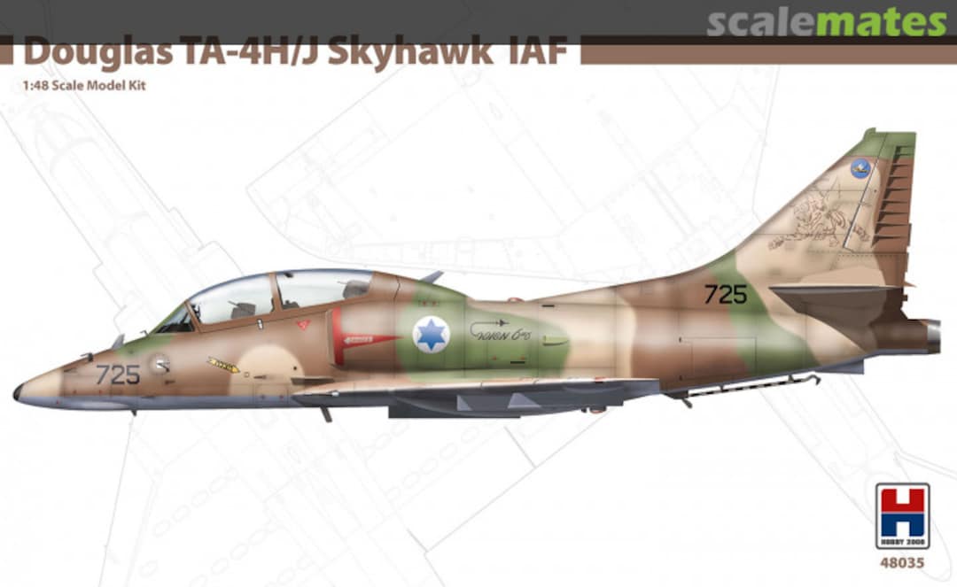 Boxart Douglas TA-4H/J Skyhawk IAF 48035 Hobby 2000