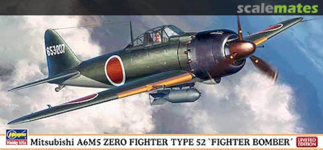 Boxart Mitsubishi A6M5 Zero Fighter Type 52 `Fighter Bomber´ 02019 Hasegawa