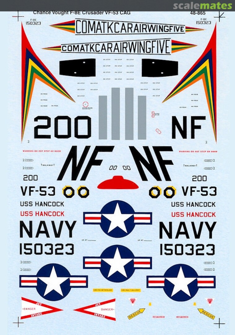 Boxart F-8E Crusader 48-0865 SuperScale International