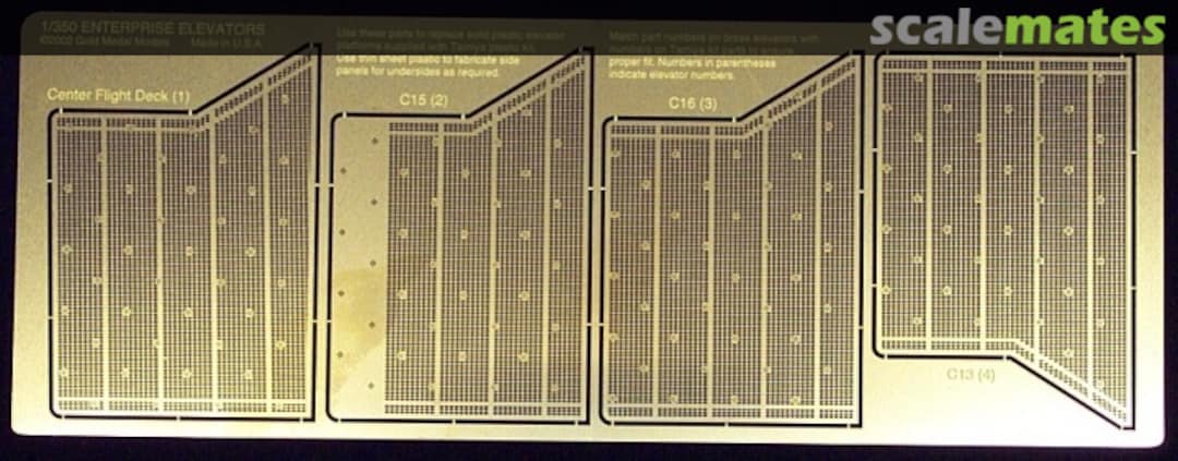 Boxart Enterprise Elevators 350-2A Gold Medal Models