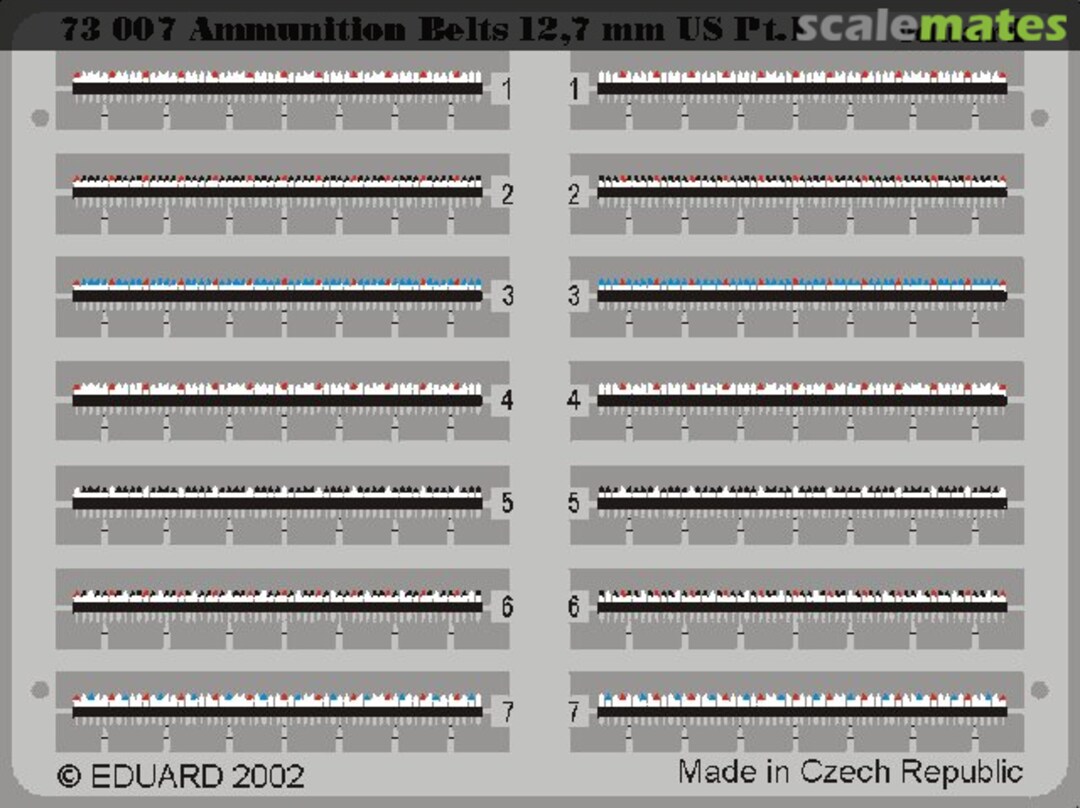 Boxart Ammunition Belts US Cal.0.50 73007 Eduard