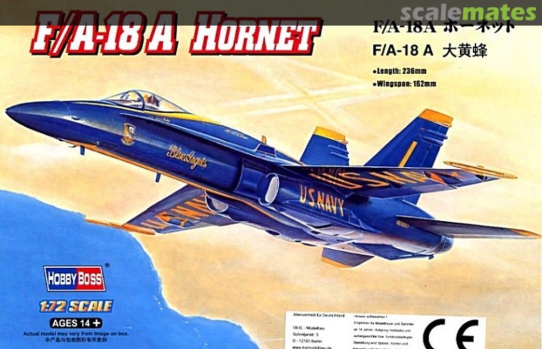 Boxart F/A-18A Hornet 80268 HobbyBoss