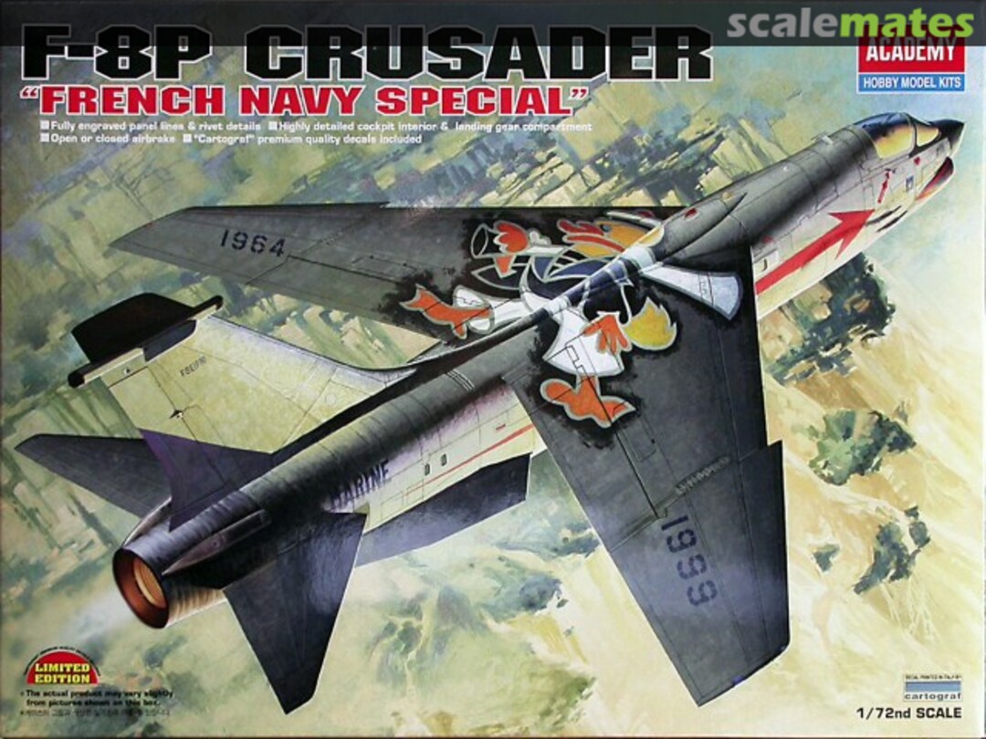 Boxart F-8P Crusader 12407 Academy