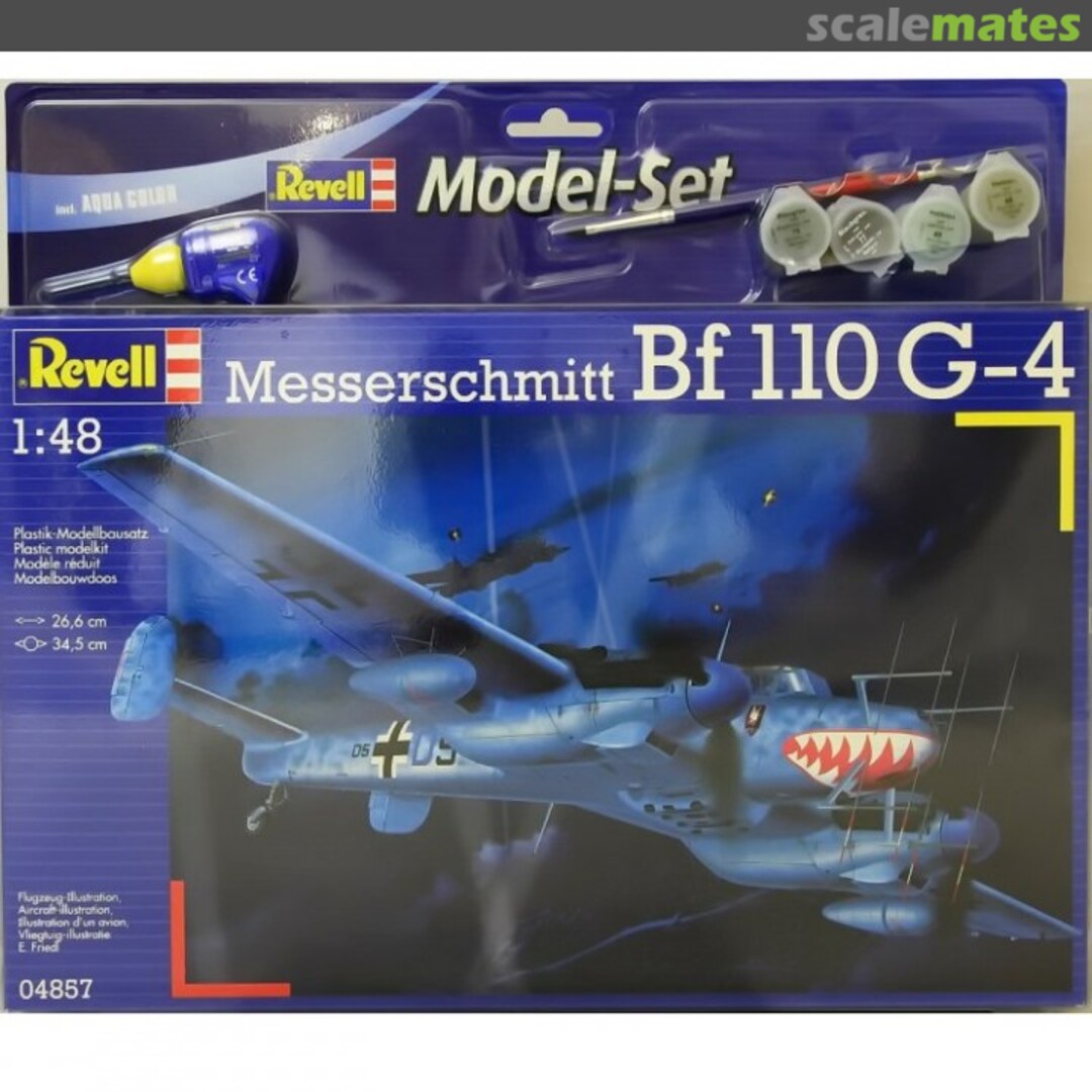 Boxart Messerschmitt Bf 110 G-4 04857 Revell