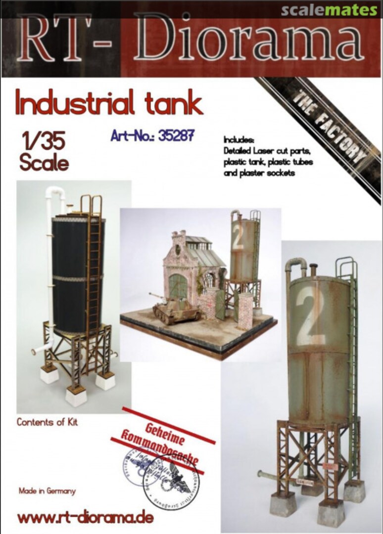 Boxart Industrial tank 35287 RT-Diorama