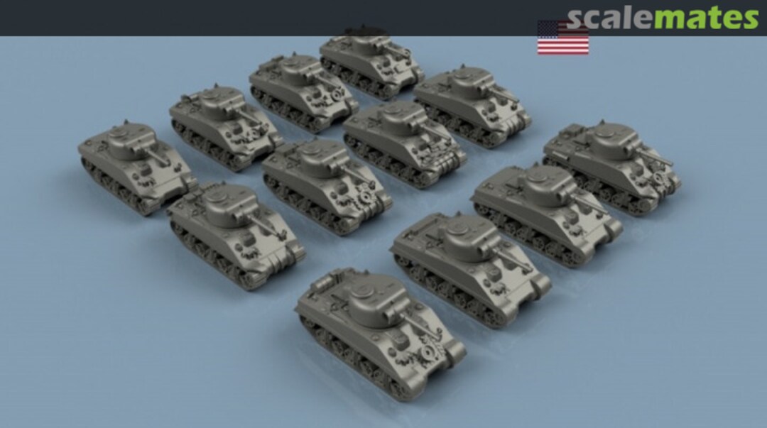 Boxart M4 Sherman Late - 3D printing (10 pcs) 3D700404 L'Arsenal