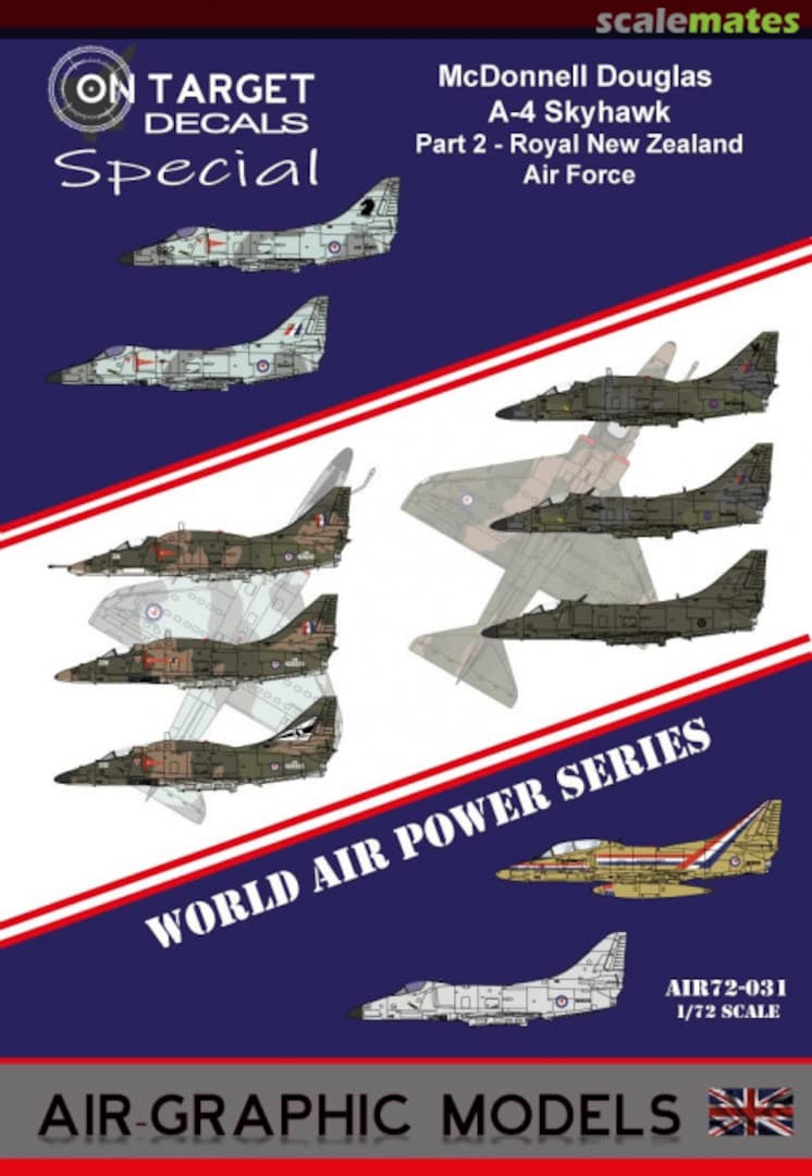 Boxart McDonnell Douglas A-4 Skyhawk AIR72-031 Air-Graphics Models