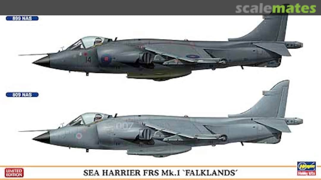 Boxart SEA Harrier FRS Mk.1 'FALKLANDS' 02017 Hasegawa