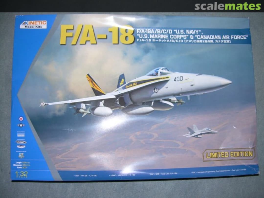 Boxart F/A-18 A/B/C/D K3204 Kinetic