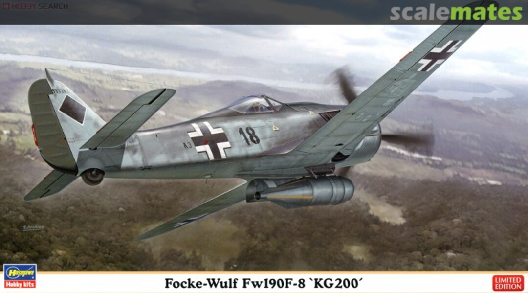 Boxart Focke-Wulf Fw190F-8 `KG200´ 07352 Hasegawa